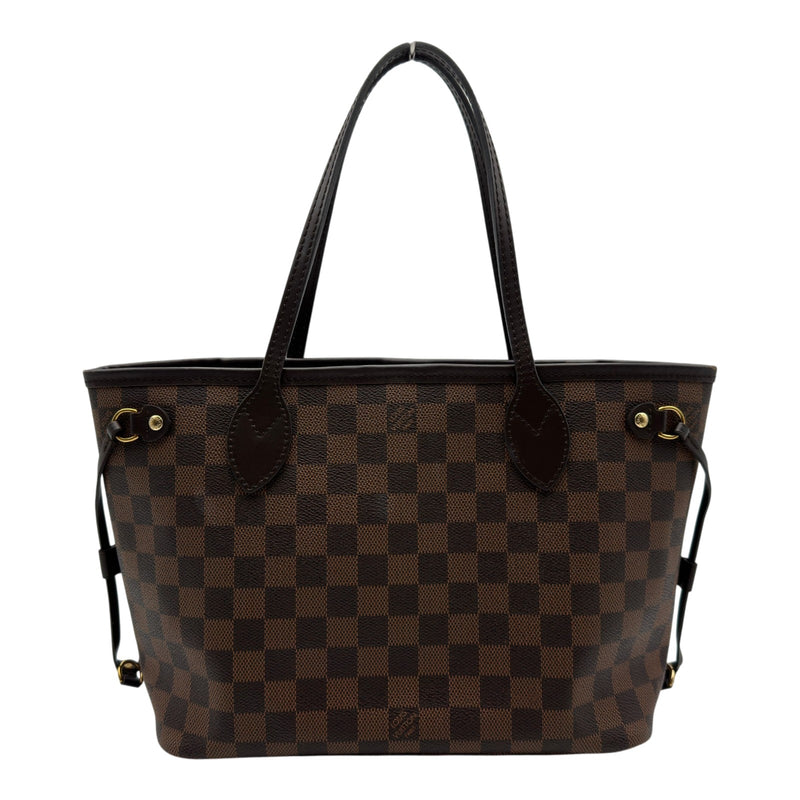 Louis Vuitton ブラウン トートバッグ ルイ・ヴィトン LOUIS VUITTON ネヴァーフルPM N40600 ブラウン ダミエ