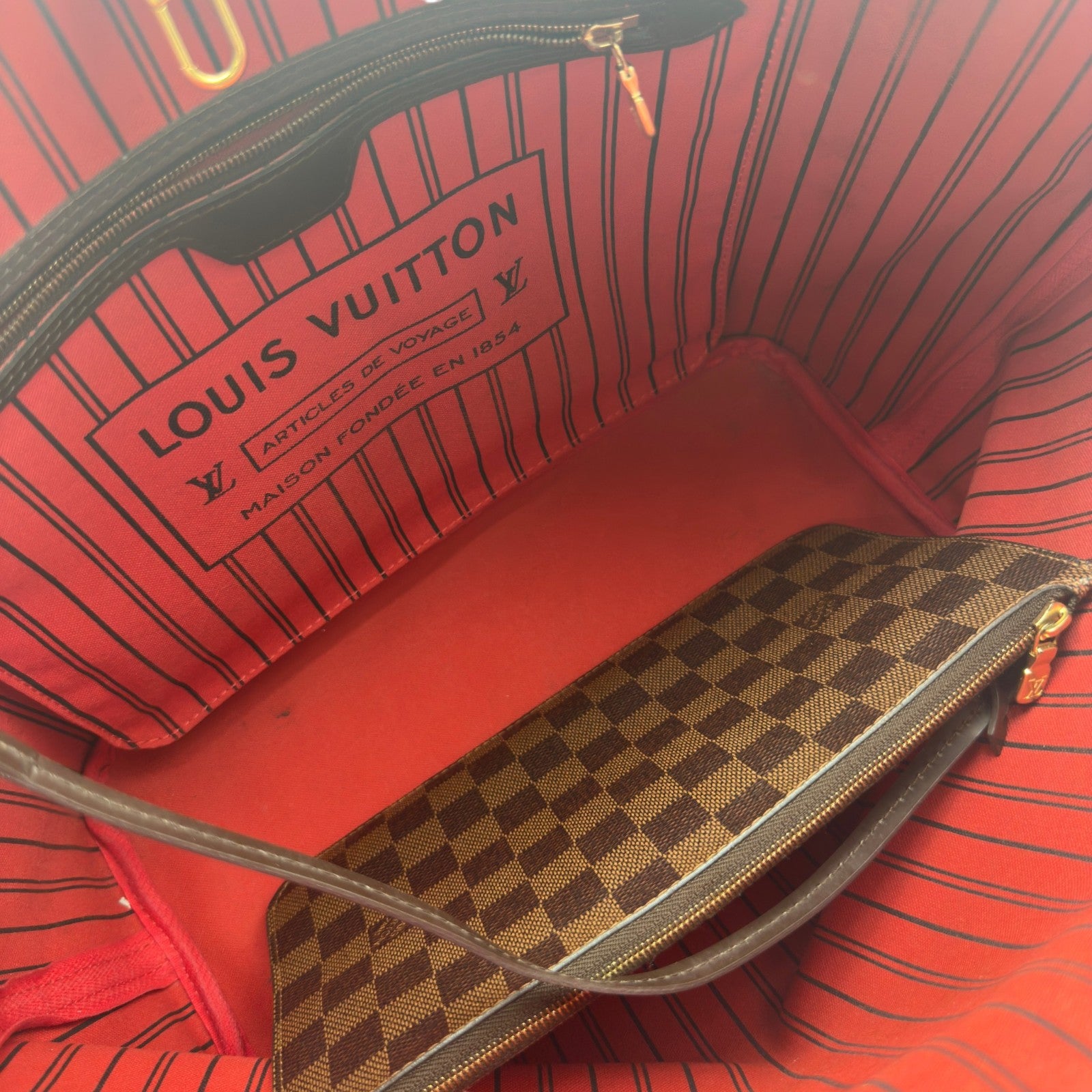 ルイ・ヴィトン LOUIS VUITTON ネヴァーフルMM N41358 ブラウン ダミエ