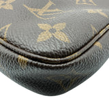 ルイ・ヴィトン LOUIS VUITTON ミニ・ポシェット・アクセソワール M58009 ブラウン モノグラム/レザー レディース ハンドバッグ