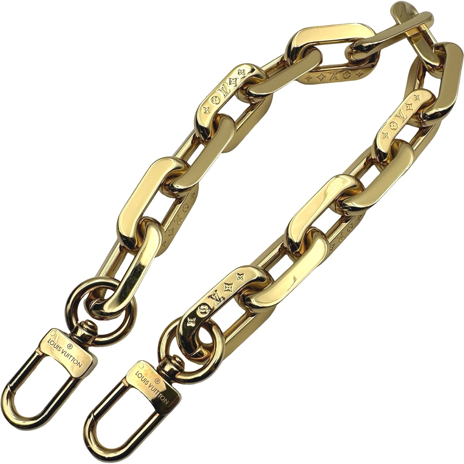 ルイ・ヴィトン LOUIS VUITTON クッサンMM M21264 ブラック ゴールド