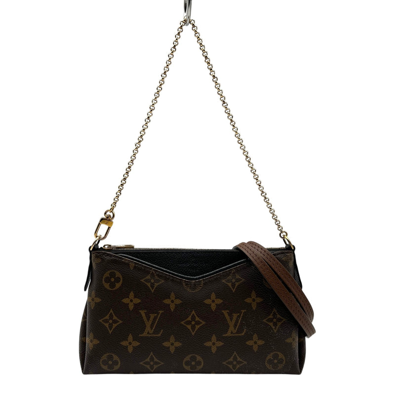 ルイ・ヴィトン LOUIS VUITTON パラス・クラッチ M41639 ブラウン