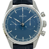 ゼニス ZENITH クロノマスター ヘリテージ 146 38mm 03.2150.4069/51.C805 ブルー ステンレススチール 自動巻き メンズ 腕時計