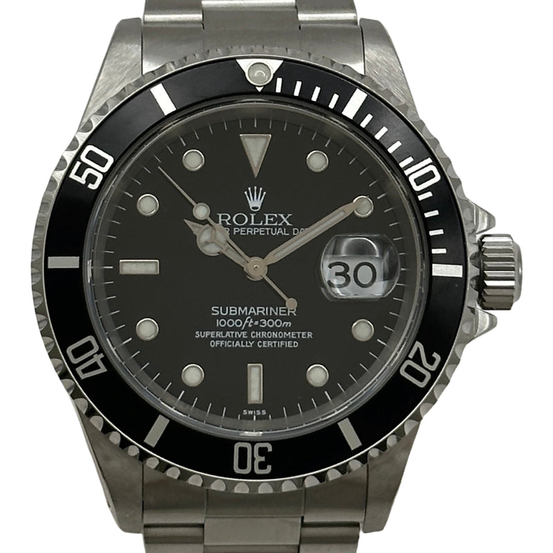 ロレックス ROLEX サブマリーナ 16610 ブラック ステンレススチール