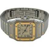 カルティエ Cartier サントス ガルべ LM W20011C4 アイボリー ステンレススチール/ゴールド クオーツ レディース 腕時計