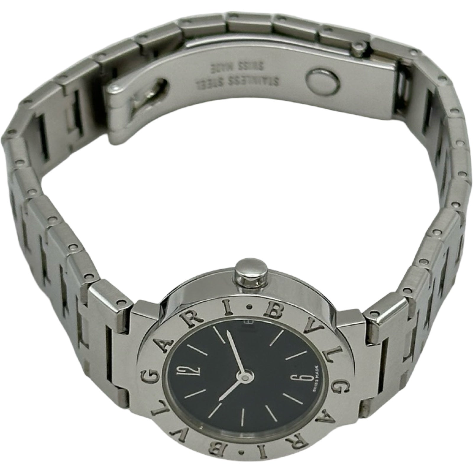ブルガリ BVLGARI ブルガリブルガリ BB23SS ブラック ステンレス
