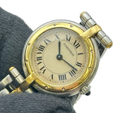 カルティエ Cartier パンテール ヴァンドーム SM 1ロウ 84084241 アイボリー ゴールド/ステンレススチール クオーツ レディース 腕時計