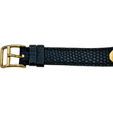 エルメス HERMES ケリーウォッチ KE1.201 ブルー ゴールドメッキ クオーツ レディース 腕時計