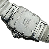 カルティエ Cartier サントスガルべSM W20012C4 アイボリー ステンレススチール/ゴールド クオーツ レディース 腕時計