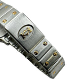 カルティエ Cartier サントスガルべSM W20012C4 アイボリー ステンレススチール/ゴールド クオーツ レディース 腕時計
