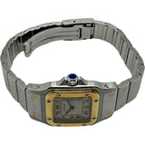 カルティエ Cartier サントスガルべSM W20012C4 アイボリー ステンレススチール/ゴールド クオーツ レディース 腕時計
