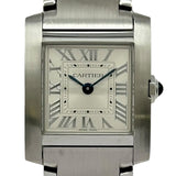 カルティエ Cartier タンク フランセーズ SM WSTA0065 シルバー ステンレススチール クオーツ レディース 腕時計