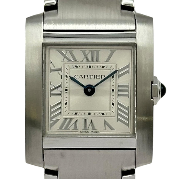 カルティエ Cartier タンク フランセーズ SM WSTA0065 シルバー