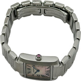 カルティエ Cartier タンク フランセーズ SM W51028Q3 ピンクシェル ステンレススチール クオーツ レディース 腕時計