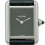 カルティエ Cartier タンクマスト SM WSTA0071 ブラック ステンレススチール クオーツ レディース 腕時計