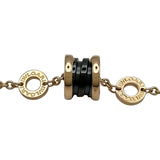 ブルガリ BVLGARI ビーゼロワンエレメントブレスレット ピンクゴールド Au750 セラミック ジュエリー