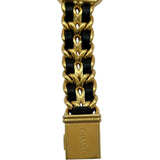 シャネル CHANEL プルミエール S H0001 ブラック ゴールドプレーテッド クオーツ レディース 腕時計