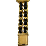 シャネル CHANEL プルミエール S H0001 ブラック ゴールドプレーテッド クオーツ レディース 腕時計