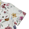 クリスチャン・ディオール Christian Dior フローラルプリント半袖デニムジャケット 352V29A3258 ホワイト デニム レディース デニムジャケット