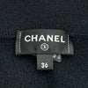 シャネル CHANEL ココマークボタンバイカラーカシミヤニットセットアップ P80669/P80739 ブラック カシミヤ レディース セットアップ