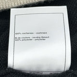 シャネル CHANEL ココマークボタンバイカラーカシミヤニットセットアップ P80669/P80739 ブラック カシミヤ レディース セットアップ
