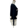 シャネル CHANEL ココマークボタンバイカラーカシミヤニットセットアップ P80669/P80739 ブラック カシミヤ レディース セットアップ