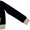 シャネル CHANEL ココマークボタンバイカラーカシミヤニットセットアップ P80669/P80739 ブラック カシミヤ レディース セットアップ