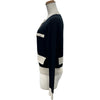 シャネル CHANEL ココマークボタンバイカラーカシミヤニットセットアップ P80669/P80739 ブラック カシミヤ レディース セットアップ