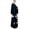シャネル CHANEL ココマークボタンバイカラーカシミヤニットセットアップ P80669/P80739 ブラック カシミヤ レディース セットアップ