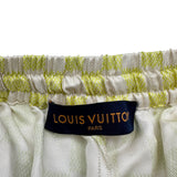 ルイ・ヴィトン LOUIS VUITTON ダミエグラディエントプリントシルクハーフパンツ HTP31W グリーン シルク メンズ その他ボトムス