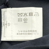 シャネル CHANEL ココマークパール半袖Tシャツ P70021 ネイビー コットン レディース 半袖Ｔシャツ