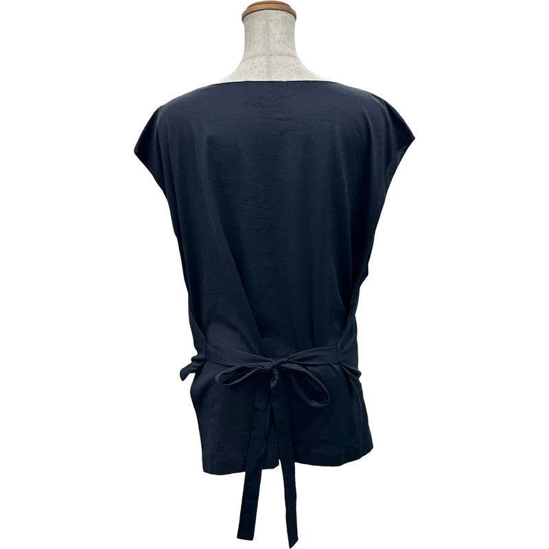 シャネル CHANEL ココマークパール半袖Tシャツ P70021 ネイビー