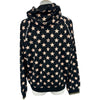 グッチ GUCCI スター総柄 ハーフジップフーディ 705297 ブラック ポリエステル メンズ パーカー