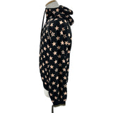 グッチ GUCCI スター総柄 ハーフジップフーディ 705297 ブラック ポリエステル メンズ パーカー