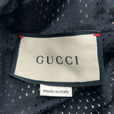 グッチ GUCCI スター総柄 ハーフジップフーディ 705297 ブラック ポリエステル メンズ パーカー