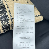 クリスチャン・ディオール Christian Dior Bee刺繍チェックシルクジャケット 021V44A7717 ベージュ シルク レディース その他アウター