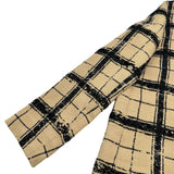 クリスチャン・ディオール Christian Dior Bee刺繍チェックシルクジャケット 021V44A7717 ベージュ シルク レディース その他アウター