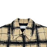 クリスチャン・ディオール Christian Dior Bee刺繍チェックシルクジャケット 021V44A7717 ベージュ シルク レディース その他アウター