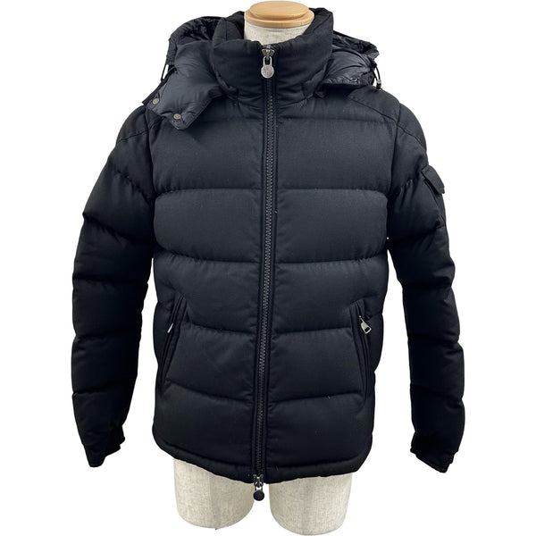 モンクレール MONCLER MONTGENEVRE ダウンジャケット ブラック ウール