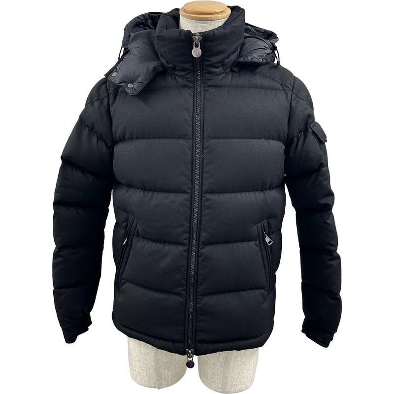 モンクレール　ダウンジャケット 80cm モンクレール MONCLER MONTGENEVRE ダウンジャケット ブラック ウール