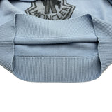 モンクレール MONCLER ロゴワッペンカシミヤ混ニットセーター ブルー ウール レディース セーター