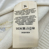 エルメス HERMES DO RE BOUCLES ツイルレーヌニットセーター 3H2819D4 アイボリー シルク レディース セーター