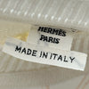 エルメス HERMES DO RE BOUCLES ツイルレーヌニットセーター 3H2819D4 アイボリー シルク レディース セーター