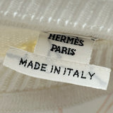 エルメス HERMES DO RE BOUCLES ツイルレーヌニットセーター 3H2819D4 アイボリー シルク レディース セーター
