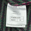 シャネル CHANEL ココマークヘリンボーンカシミヤニットワンピース P71619 パープル カシミヤ レディース ワンピース