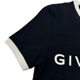 ジバンシィ GIVENCHY ロゴプリント半袖Tシャツ BW708BF3YAC ブラック コットン レディース 半袖Ｔシャツ