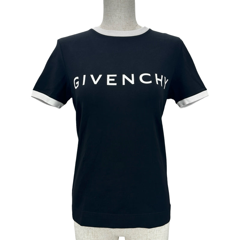 GIVENCHY ジバンシィ 半袖Tシャツ ブラック ジバンシィ GIVENCHY ロゴプリント半袖Tシャツ BW708BF3YAC ブラック
