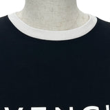 ジバンシィ GIVENCHY ロゴプリント半袖Tシャツ BW708BF3YAC ブラック コットン レディース 半袖Ｔシャツ