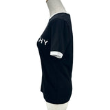 ジバンシィ GIVENCHY ロゴプリント半袖Tシャツ BW708BF3YAC ブラック コットン レディース 半袖Ｔシャツ