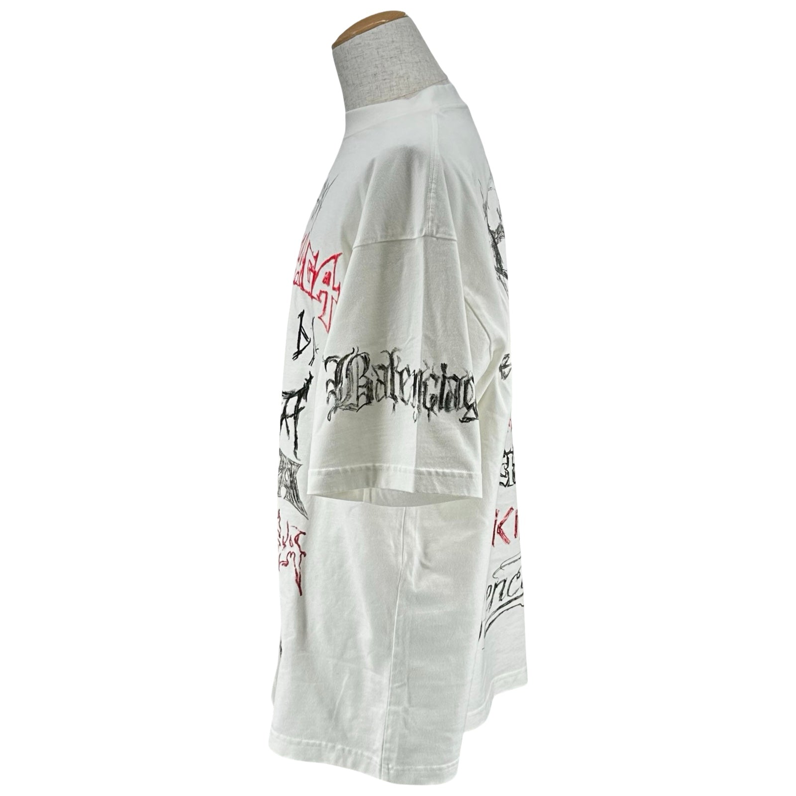 バレンシアガ BALENCIAGA DIY Metal 半袖Tシャツ 641675 ホワイト