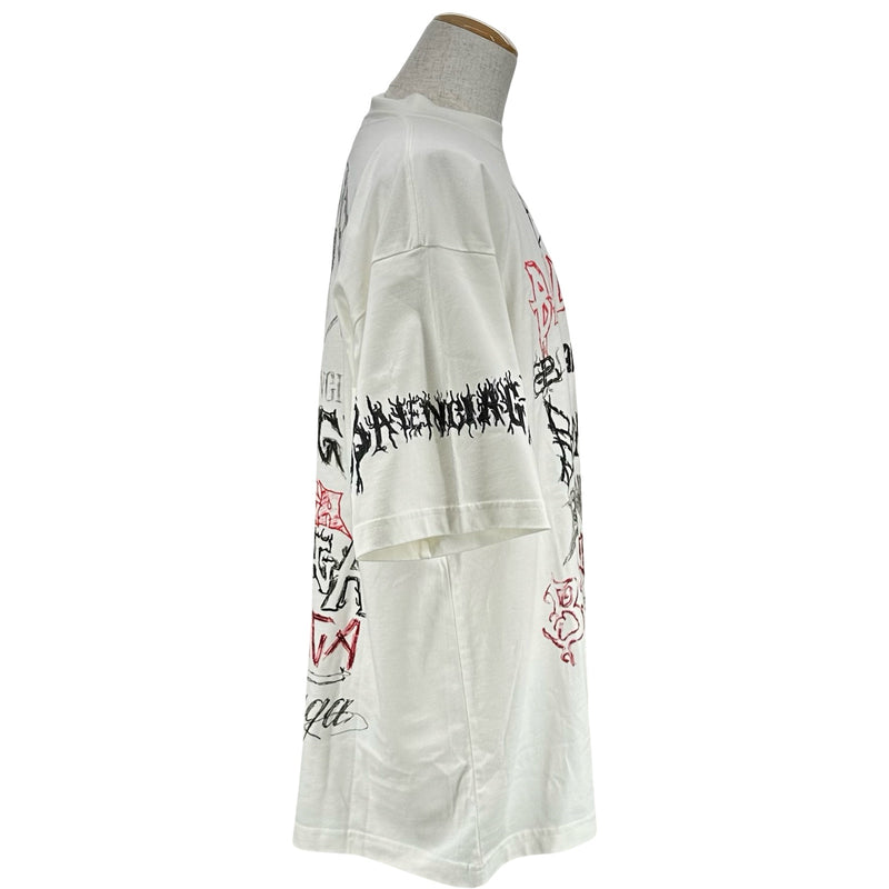 バレンシアガ BALENCIAGA DIY Metal 半袖Tシャツ 641675 ホワイト